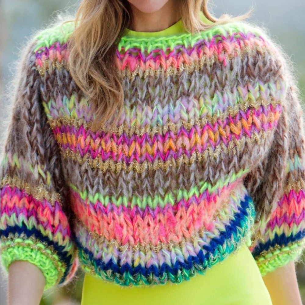 Nizhoni Kitty Van Coesant Kiki Knit Women's Sweater size 1 - Picture 2 of 8